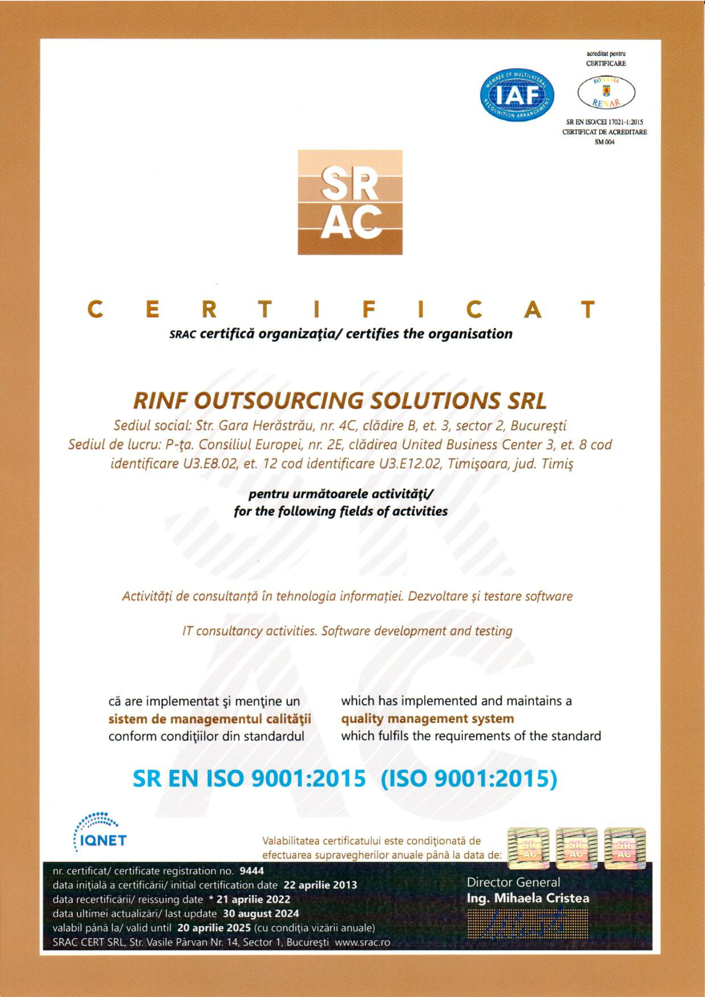 ISO 9001 2024